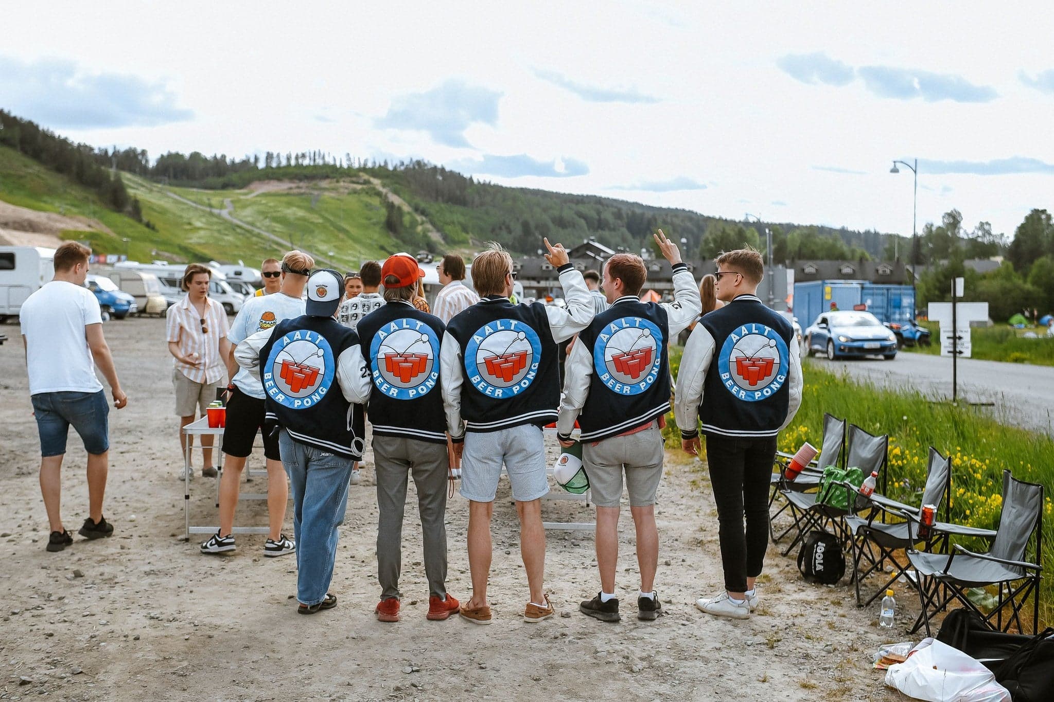 Aalto Beer Pong at festival
